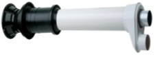 Единый вертикальный наконечник для раздельных труб KHG 71403651